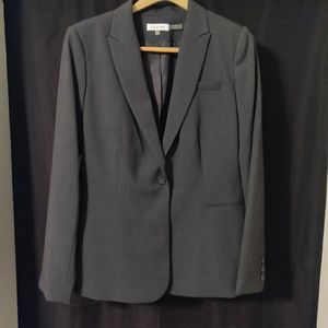 Calvin Klein Women's One Button Lux Blazer